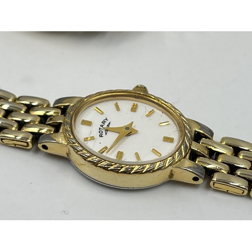 2503 - Six quartz lady's wristwatches to include Rotary, Tissot, Everite, Accurist etc.