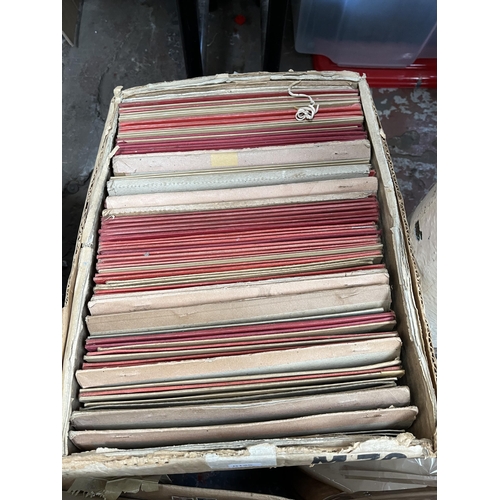 415 - Ten boxes containing a large quantity of shellac records