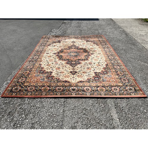 12 - An Uzbek rug - approx. 347cm x 253cm