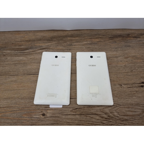 691 - Two Alcatel tablets