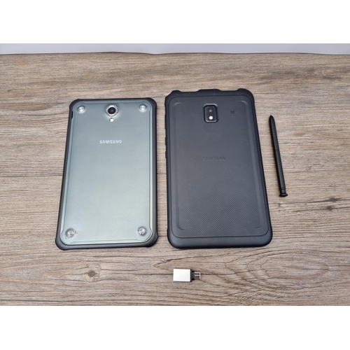 701 - One Samsung Galaxy Tab Active 3 with stylus and one active Tab 1