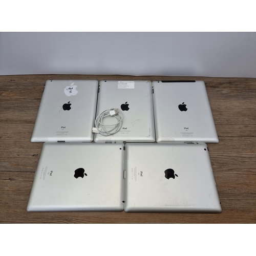 717 - Five Apple iPads