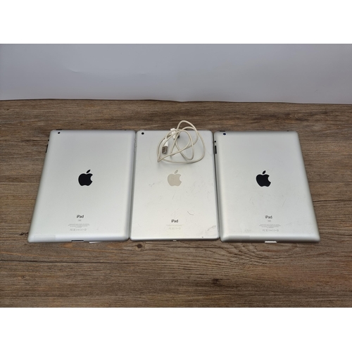 718 - Three Apple iPads