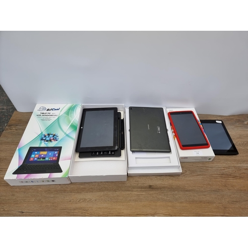 719 - Four Tablets to include, ADVENT VEGA, Lenovo, ALBA and Bitcool Windows tablet/PC