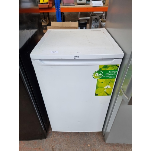 804 - A Beko A+ Class 50cm under counter fridge