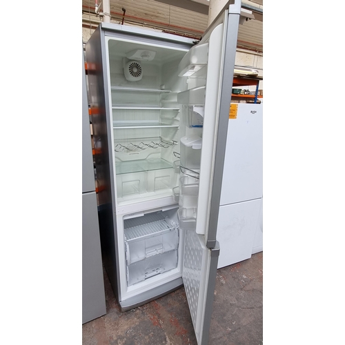 806 - A Beko A Class frost free upright fridge freezer with water dispenser approx.186cm high