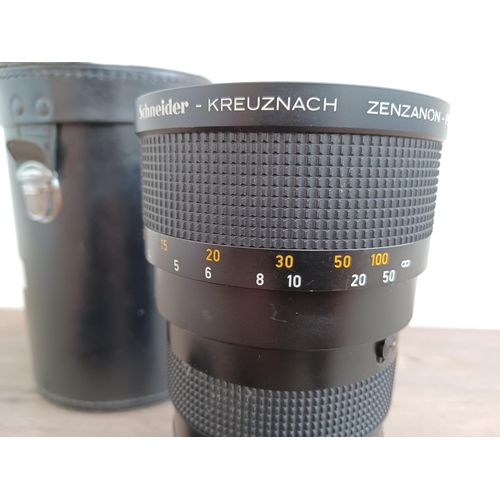 584 - A cased Schneider Zenzanon-PS Variogon 1:4.5 75-150mm zoom lens for Bronica SQ