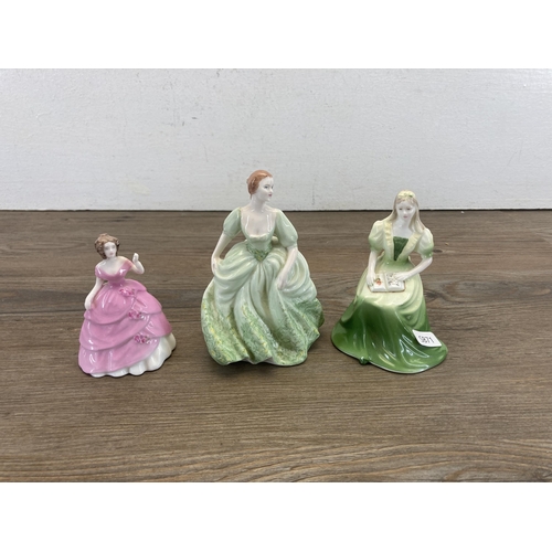 311 - Nine Coalport lady figurines to include Age of Elegance Special Celebration, Ladies of Fashion Tende... 