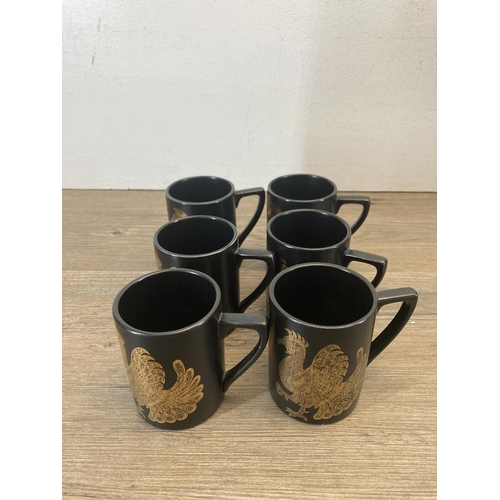 315 - A Portmeirion Pottery Phoenix fifteen piece coffee set