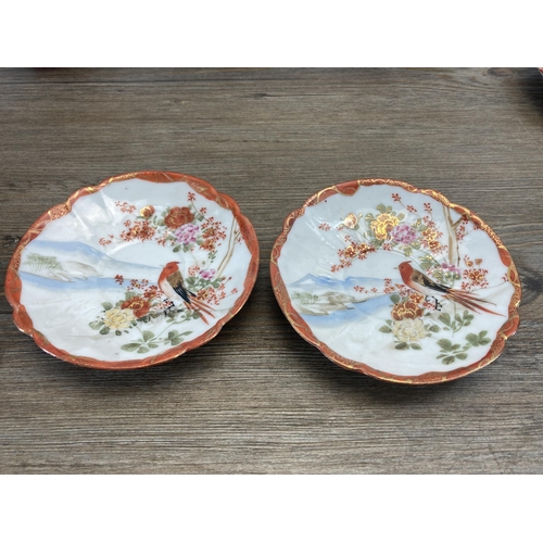 322 - A collection of Oriental porcelain tea ware