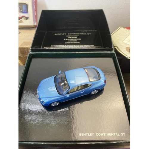 376 - A collection of boxed and unboxed diecast model vehicles to include Matchbox Models of Yesteryear, L... 