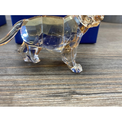 293 - Six boxed Swarovski Crystal figurines to include Alligator model no. 221629, Baby Elephant model no.... 