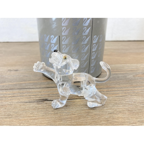 293 - Six boxed Swarovski Crystal figurines to include Alligator model no. 221629, Baby Elephant model no.... 