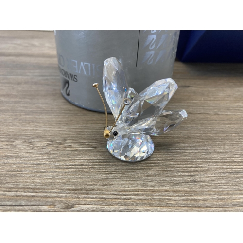 295 - Three boxed Swarovski Crystal butterfly figurines to include Almina model no. 861934, Adena model no... 