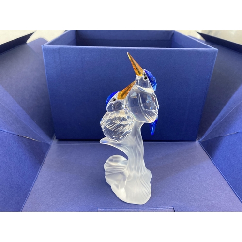 297 - Five boxed Swarovski Crystal figurines to include Banamba Fire Opal model no. 275570, Cockatoo model... 