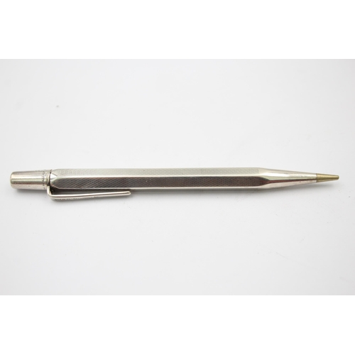 1299 - Three sterling silver propelling pencils to include Sheaffer etc. - approx. gross weight 60 grams