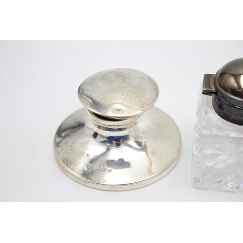 1305 - Four hallmarked sterling silver desk accessories - approx. gross weight 233 grams