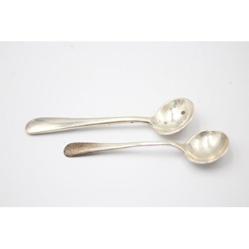 1309 - Eight hallmarked sterling silver condiment spoons - approx. gross weight 44 grams