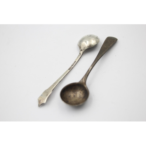 1309 - Eight hallmarked sterling silver condiment spoons - approx. gross weight 44 grams