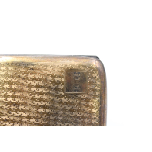 1327 - A George V sterling silver cigarette case, hallmarked Chester 1924 - approx. gross weight 97 grams a... 