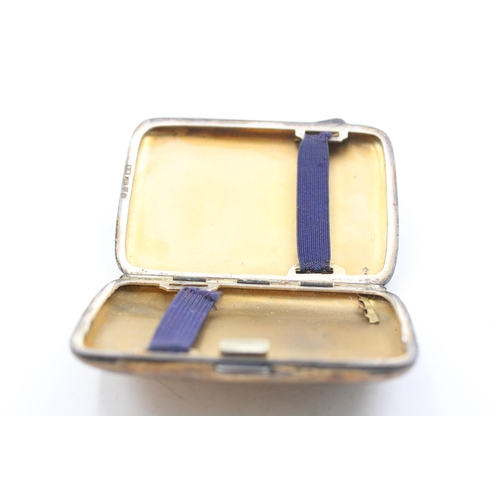 1327 - A George V sterling silver cigarette case, hallmarked Chester 1924 - approx. gross weight 97 grams a... 