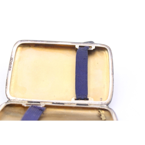 1327 - A George V sterling silver cigarette case, hallmarked Chester 1924 - approx. gross weight 97 grams a... 