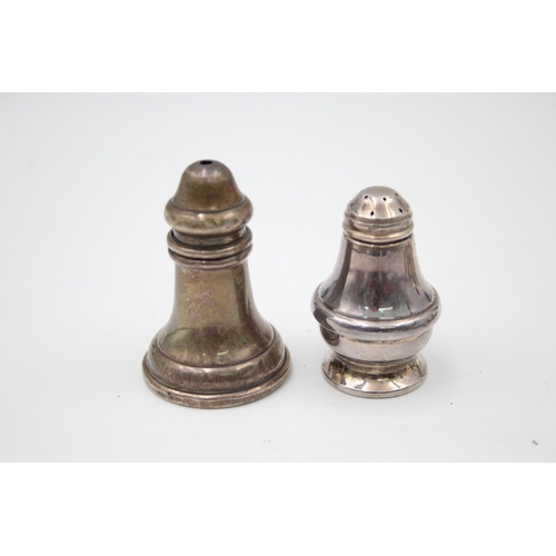 1331 - Six hallmarked sterling silver salt and pepper shakers - approx. gross weight 78 grams