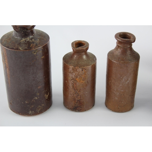 326A - Four antique and vintage bottles, one boxed Bass King's Ale 1902 and three stoneware