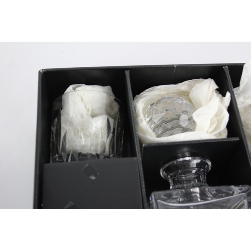 326C - A collection of crystal breweriana to include boxed Atlantis Crystal decanter set, claret jug etc.