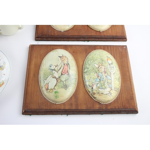 326D - A collection of Peter Rabbit and Winnie-the-Pooh ornaments