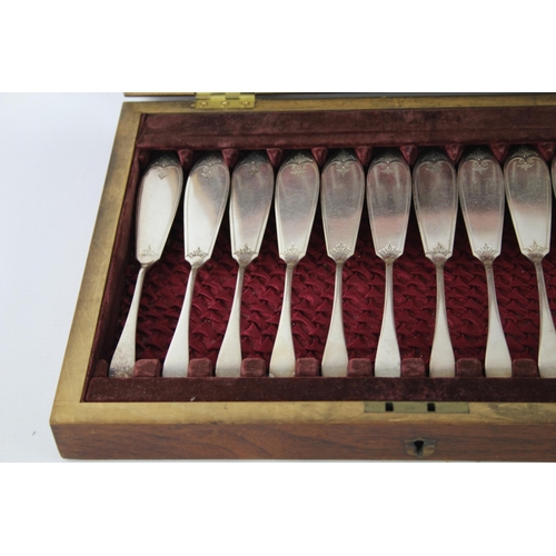 353 - Two vintage silver plate cutlery sets, one Ollivant & Botsford and one Walker & Hall