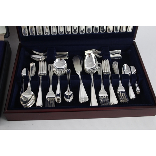 358 - Two boxed cutlery sets, one Viners of Sheffield and one Solingen 23/24 Karat Hartvergoldet