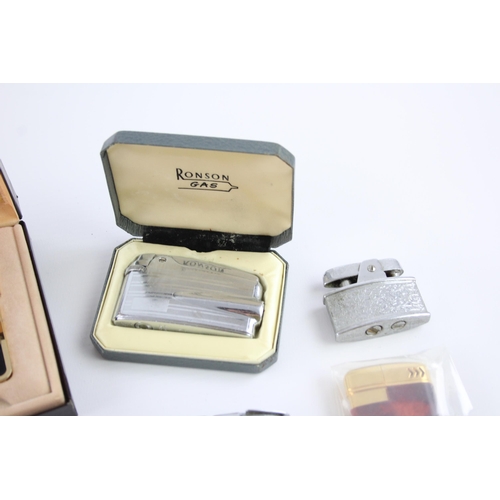 510 - Thirteen cigarette lighters to include Poppell, Ronson, Colibri etc.