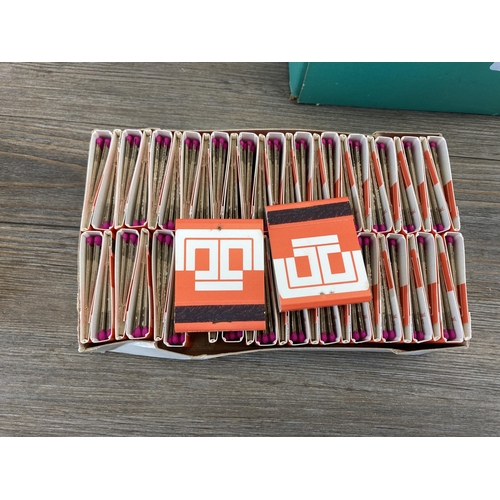 464 - A large collection of vintage matches to include Bryant & May's, Swan, Esso etc.