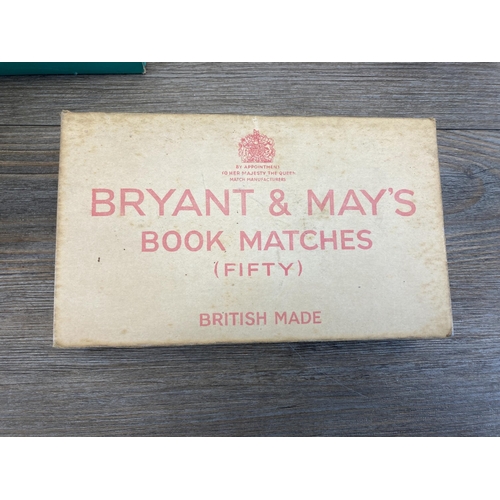 464 - A large collection of vintage matches to include Bryant & May's, Swan, Esso etc.