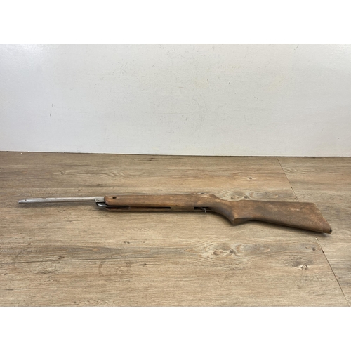 507 - A vintage BSA Meteor .22 cal air rifle - approx. 90cm long