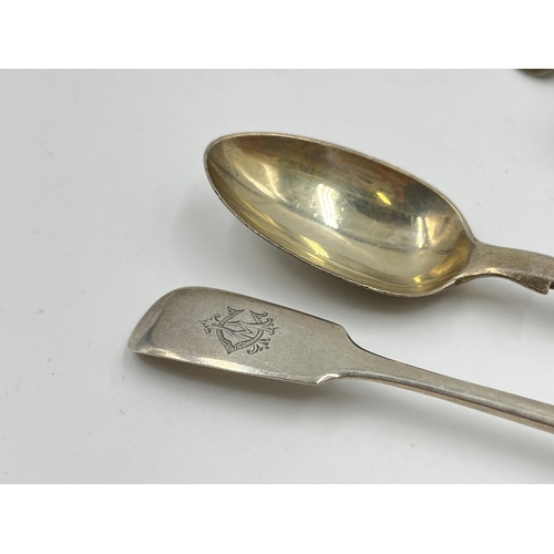 1250 - Eleven Victorian sterling silver teaspoons, hallmarked London 1875 - approx. gross weight 226 grams