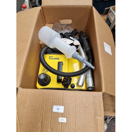 880 - A boxed Vaposteam 1500 240v pressure washer