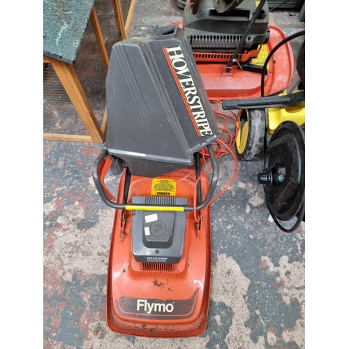 913 - A Flymo Hoverstripe 240v lawn mower