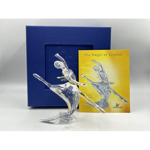 258 - A boxed Swarovski Crystal Magic of Dance Anna - 2004 figurine, model no. 627396 - approx. 17cm high