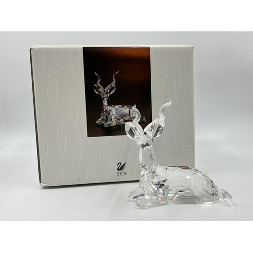 264 - A boxed Swarovski Crystal Annual Edition 1994 Inspiration Africa The Kudu figurine - model no. 17570... 