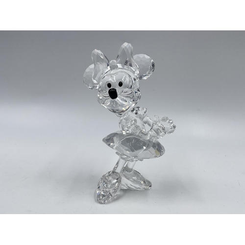 277 - A boxed Swarovski Crystal Disney Minnie Mouse figurine - model no. 687436