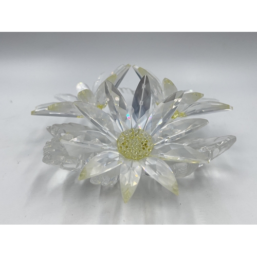 288 - A boxed Swarovski Crystal In The Secret Garden Maxi Flower figurine - model no. 252976