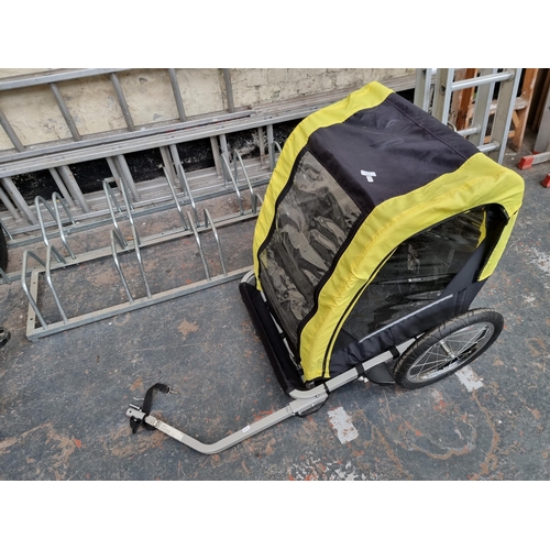 812 - A Halfords child's double bike trailer