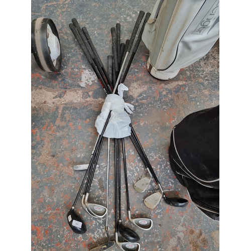 822 - A set of nine Peter Alliss Impact golf clubs