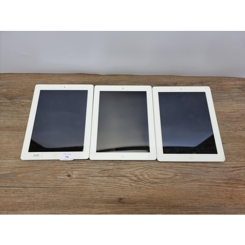 710 - Three Apple iPads