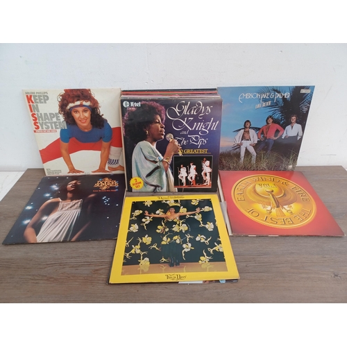 651 - A collection of LP vinyl records to include The Rolling Stones, John Mayall, Elvis Presley, Dean Fri... 