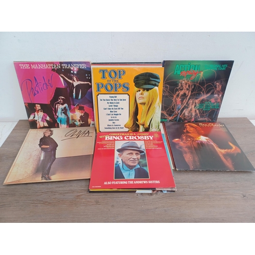 651 - A collection of LP vinyl records to include The Rolling Stones, John Mayall, Elvis Presley, Dean Fri... 