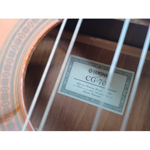 668 - A Yamaha CG-70 nylon strung classical guitar