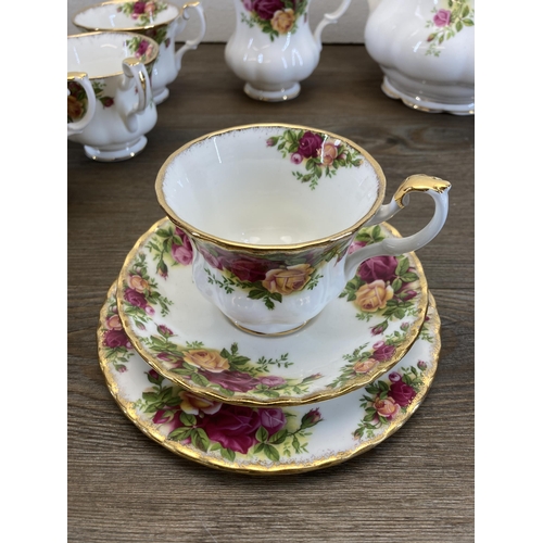 302 - A Royal Albert Old Country Roses twenty three piece tea set